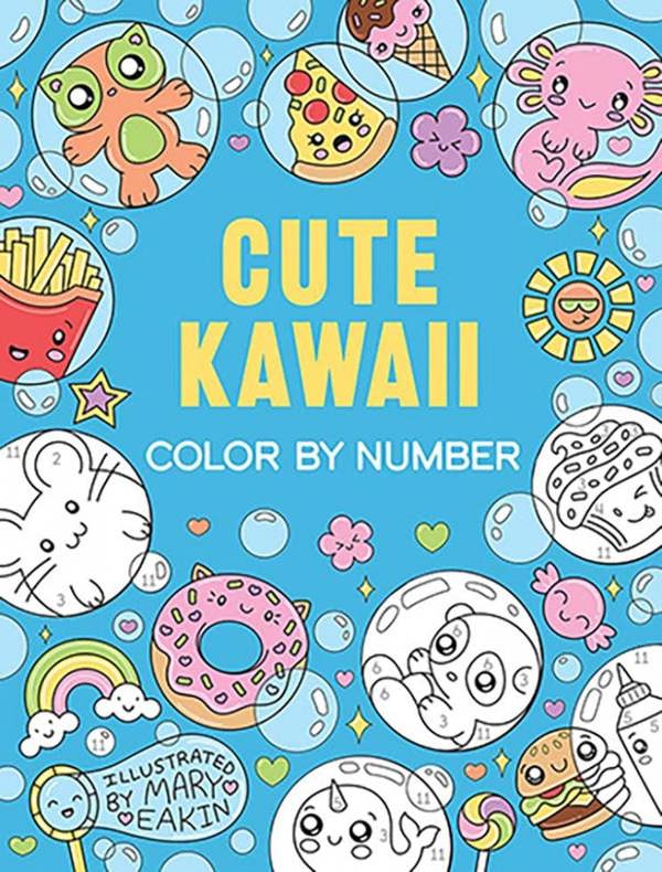 Cute Kawaii Color by Number