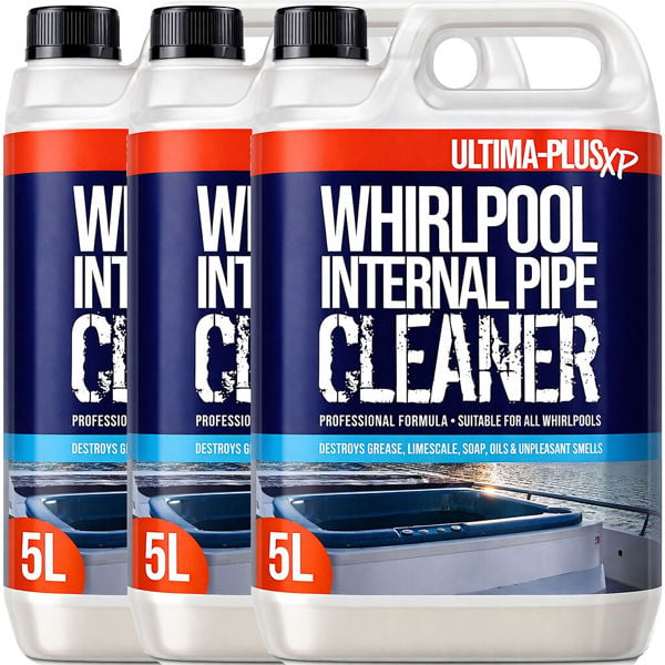 Ultima Plus XP ULTIMA-PLUS XP Whirlpool Internal Pipe Cleaner Deeply Cleans & Removes Limescale Dirt & Odours 15L