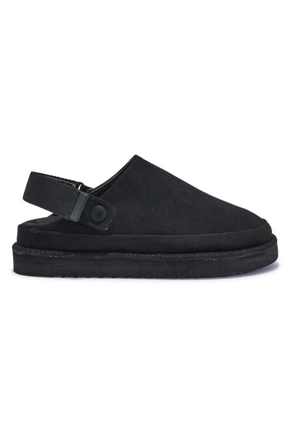 Urban Bliss Black Chunky Sling Back Clogs