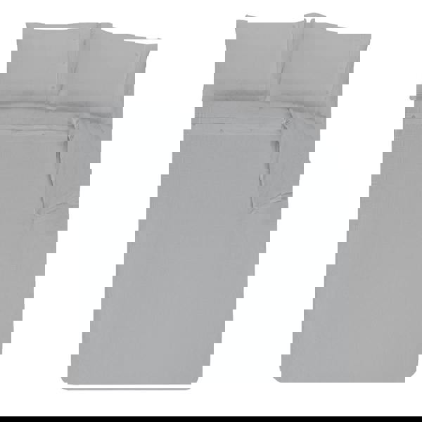 Smart Living Waffle Duvet Cover With Pillowcases - Grey