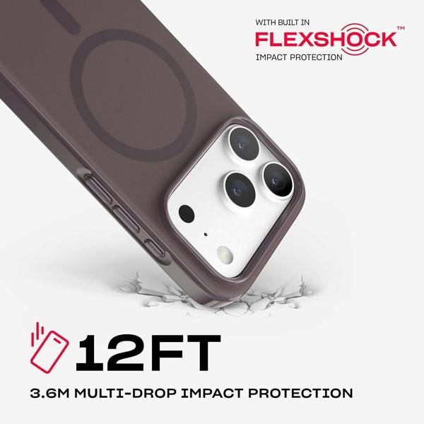 Tech21 Evo Pulse Fauxven Case with MagSafe for iPhone 17/18 Pro 6.3" Cherry - T21-11620