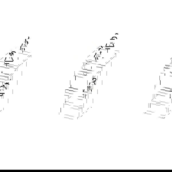 Furniture To Go Brande Nightstand with1 Frame Drawer in White