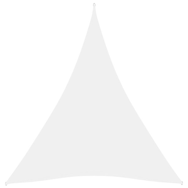 Berkfield Sunshade Sail Oxford Fabric Triangular 5x6x6 m White