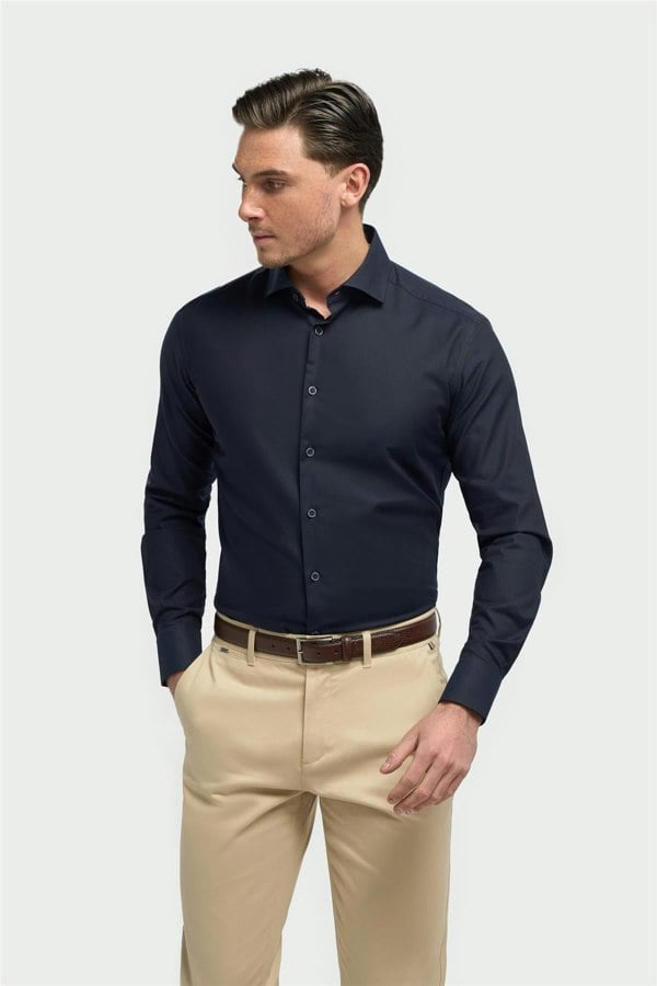 House of Cavani Barnaby Shirt - Navy