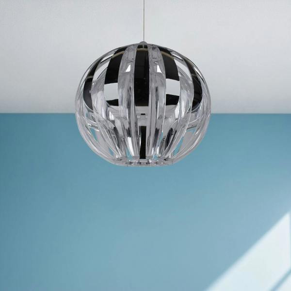 Pagazzi Lighting Bimber Polished Chrome Easy-Fit Pendant Shade