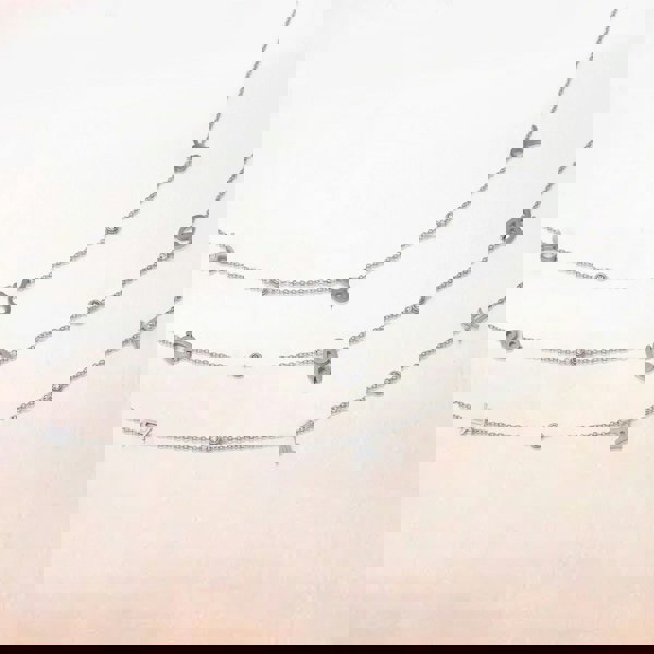 Say It With Taurus Necklace with CZ Stones - Silver Plated