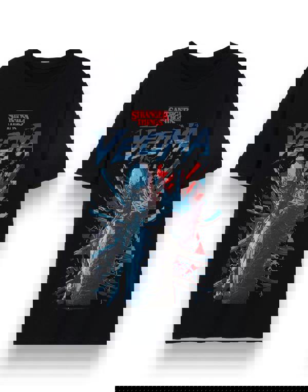 Stranger Things Mens Black Vecna Short Sleeved T-Shirt