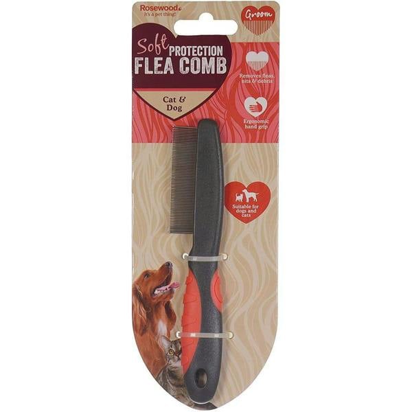 Rosewood Soft Protection Flea Comb (Medium)