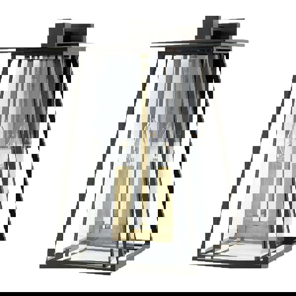 Outdoor IP44 Twin Wall Light Buckeye Bronze LED E14 60W Loops