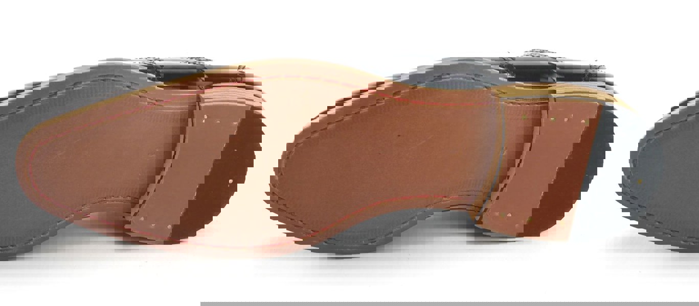 Frank James Norbury Leather Hi Shine Lace Up Mens Brogue Shoes