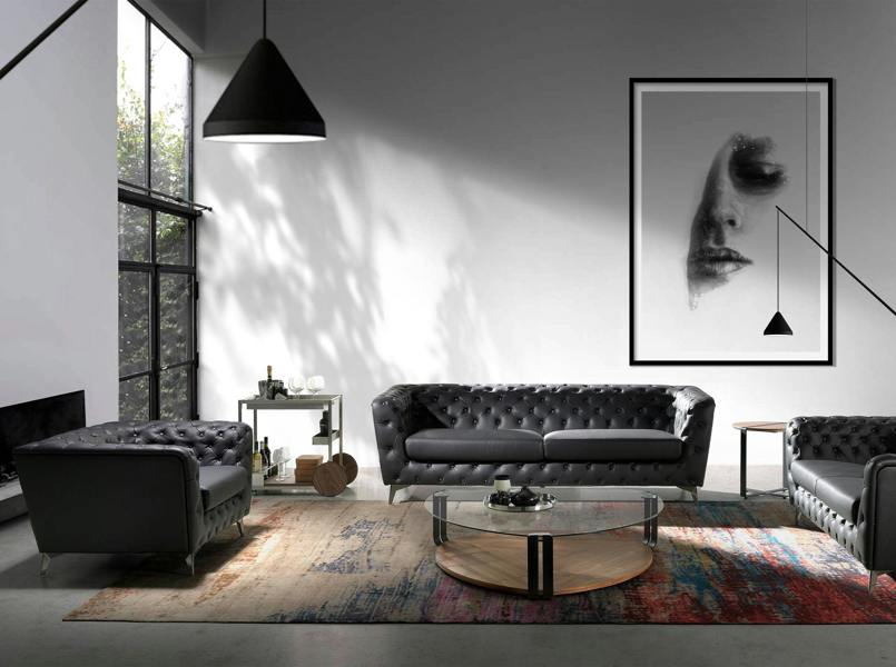 Angel Cerdá Minibar Trolley Steel and Walnut 3116