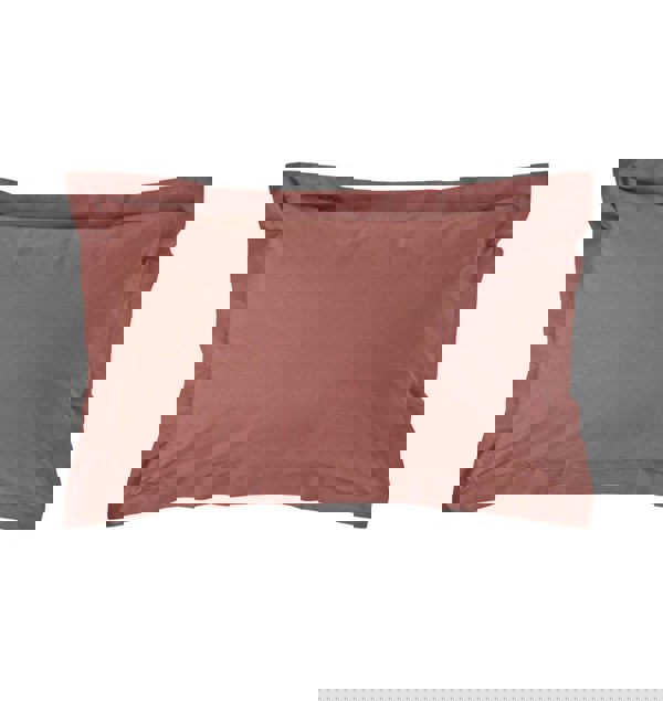 HOMESCAPES Egyptian Cotton Oxford Pillowcase 200 TC, Standard Size