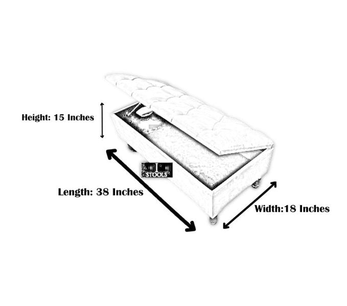 PREMIUM will storage coffee table , Ottoman with Storage, Patterned Footstool Pouffe, side living room table - ISTOOLS