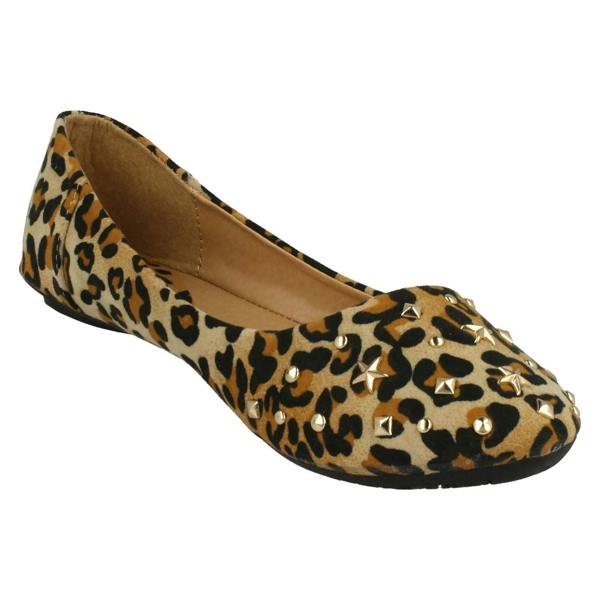 Spot On Girls Spot On Studded Ballerina Flats