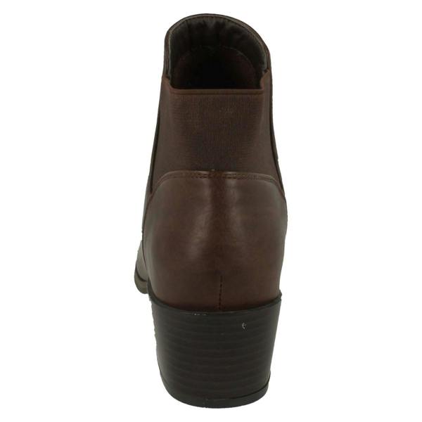 Spot On Ladies Spot On Heeled Ankle Boot