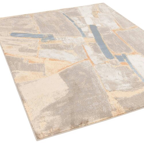 Asiatic The Rug Edit Miro Metallic Checker Beige Area Rug