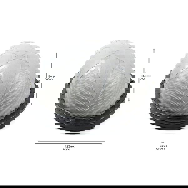 Centra Half Balance Ball Trainer with Resistance Band Core Trainer Strength Gym