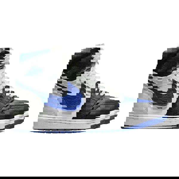 Nike Womens/Ladies Air Jordan 1 Leather Trainers - Blue/Grey/Black - 