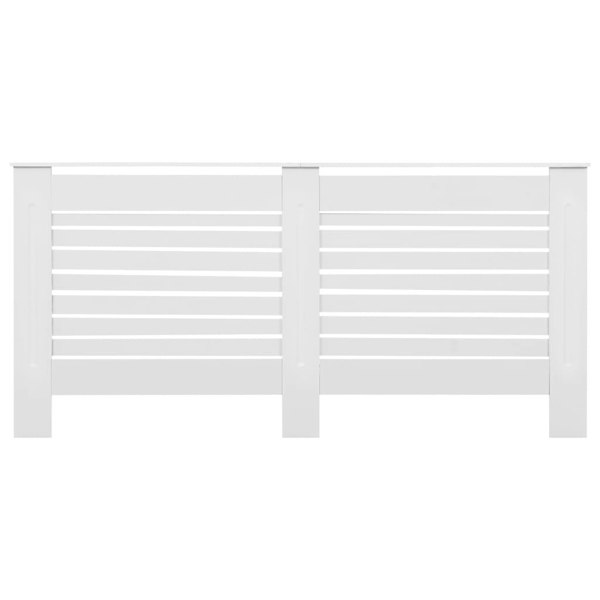 Berkfield Radiator Cover White 172x19x81.5 cm MDF