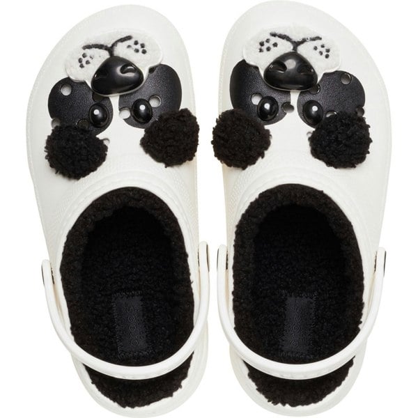 Crocs Classic Lined Fun Lab Thermoplastic Panda Clogs