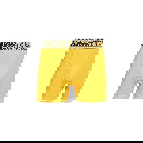 Crosshatch Mens Typan Boxer Shorts (Pack of 3) - Yellow - 
