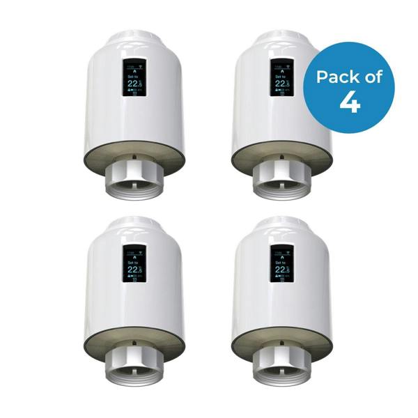 Ener-J Smart WiFi Radiator Thermostat – Digital TRV for Multi-Room Heating Control, Alexa & Google Home Compatible | Single pack