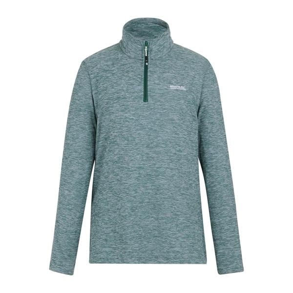 Regatta Womens/Ladies Sweetheart Quarter Zip Fleece Top - Spruce Green