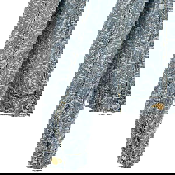 Casablanca Classic Monogram Bleached Blue Denim Jacket