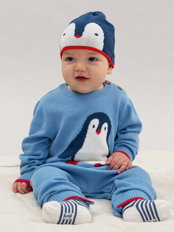 Kite Baby Organic Penguin Parade Knit Romper