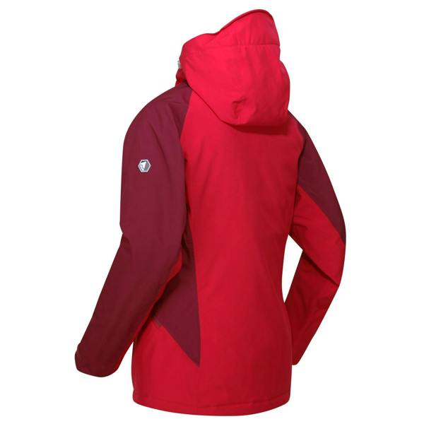 Regatta Womens/Ladies Highton Waterproof Padded Jacket - Dark Cerise/Purple Potion - 