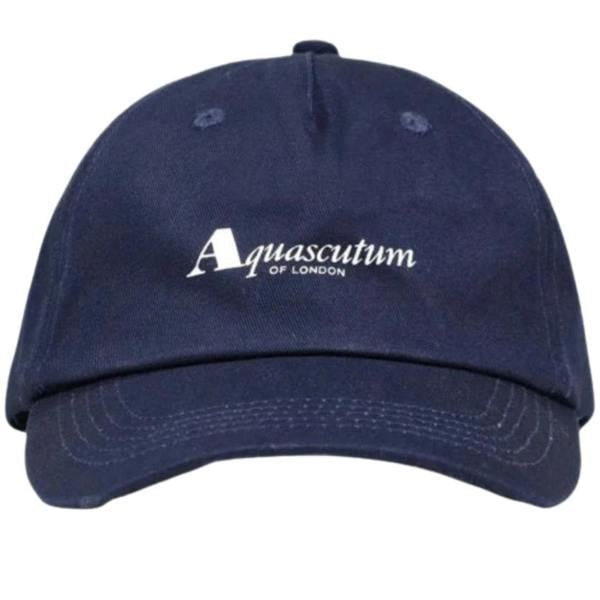 Aquascutum Active NAVY BASEBALL CAP AA_ICON_CP001 11 NAVY Hat Mens One Size