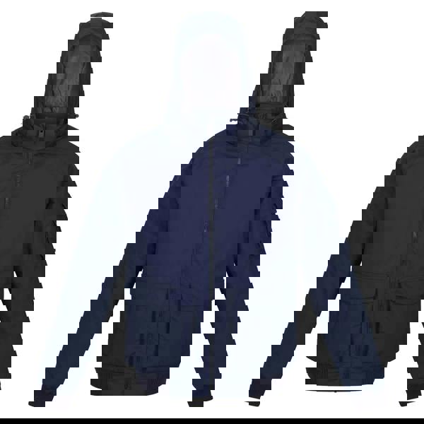 Regatta Mens Faizan Hooded Waterproof Jacket - Navy