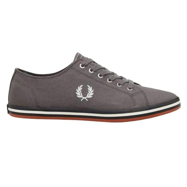 Fred Perry Womens/Ladies Kingston Twill Trainers - Grey - 