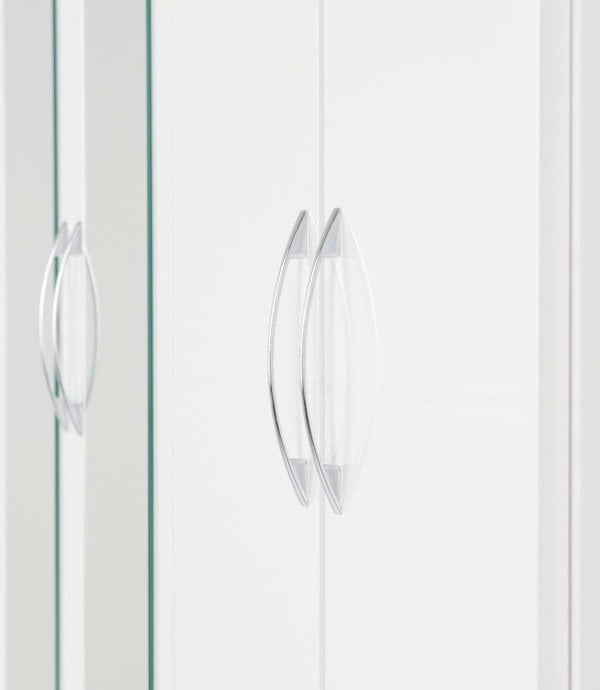 Seconique Nevada 6 Door 2 Drawer Mirrored Wardrobe