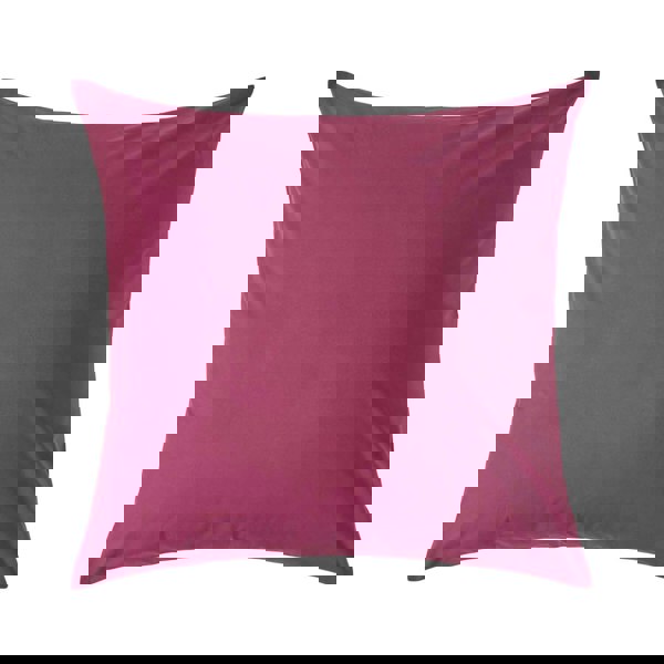 HOMESCAPES Crisp & Cool 200 TC Egyptian Cotton Percale Housewife Pillowcase, European Size