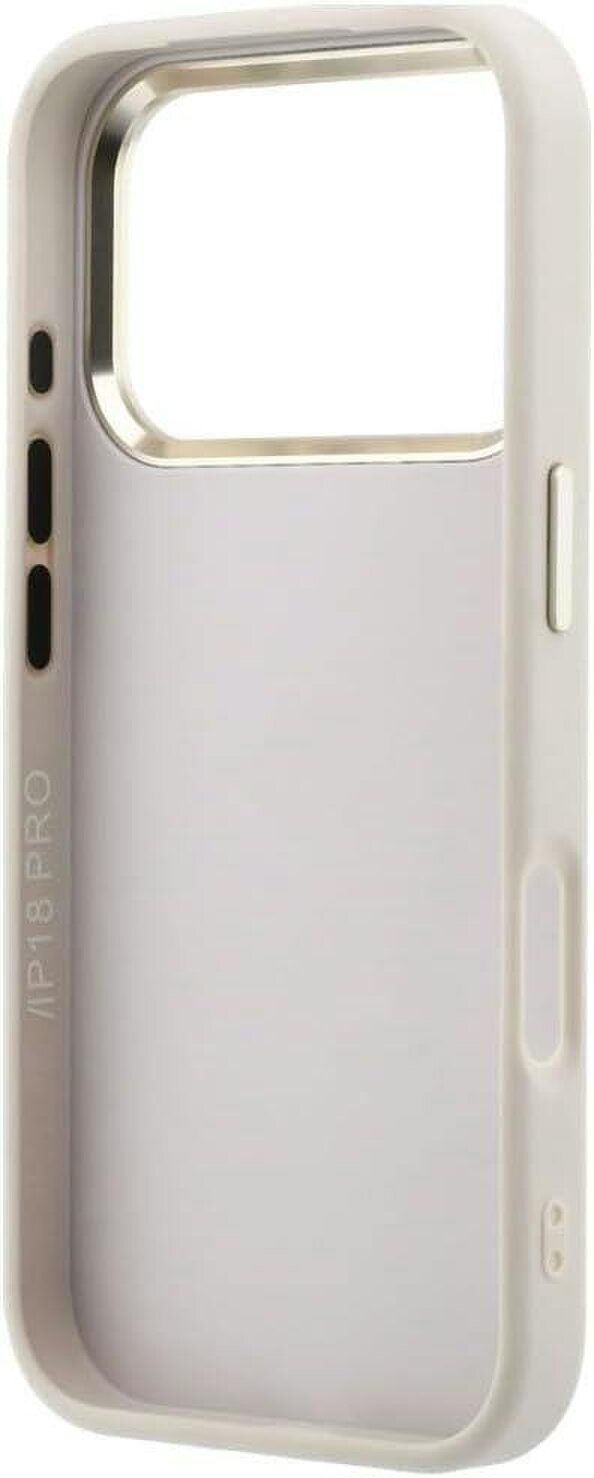 Guess 4G & Big Resin Logo Case for iPhone 17/18 Pro 6.3" Pink - GUHCP18L6P4SRMLP