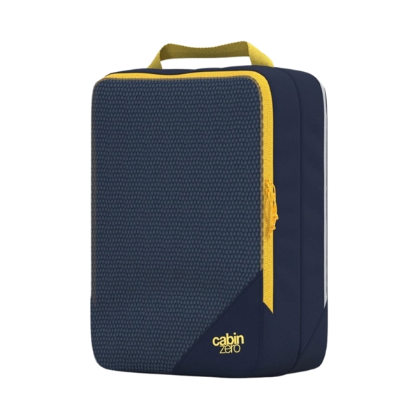 CabinZero Classic Clean Dirty Packing Cube M, Two Compartments and Mesh Window, Clamshell Opening
