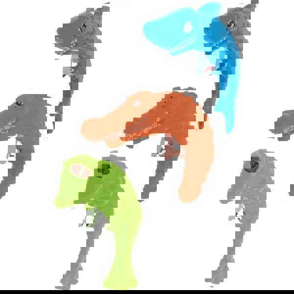 Fashy Jungle Water Pistol blue shark toy with open mouth and teeth