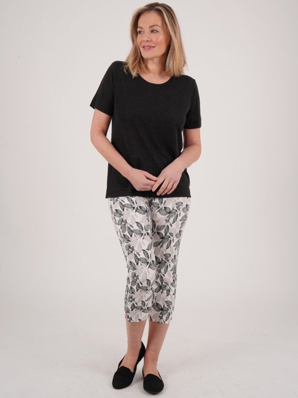 TIGI-Wear Cocoa Bean Cropped Trouser