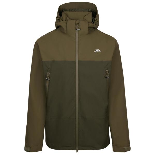 Trespass Mens Fahamore Waterproof Jacket - Marshland - 