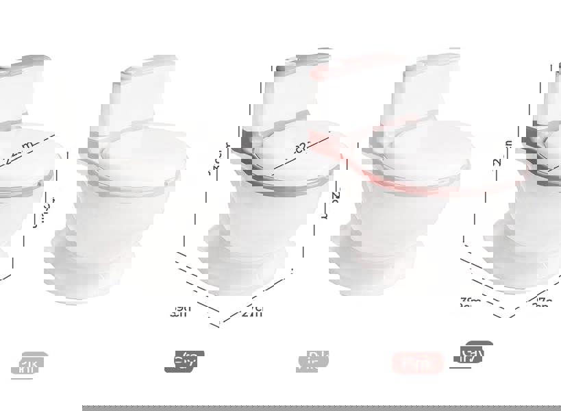 Dekko Kids Potty Trainer Seat Safety Toilet Training Toddler Children Non-Slip