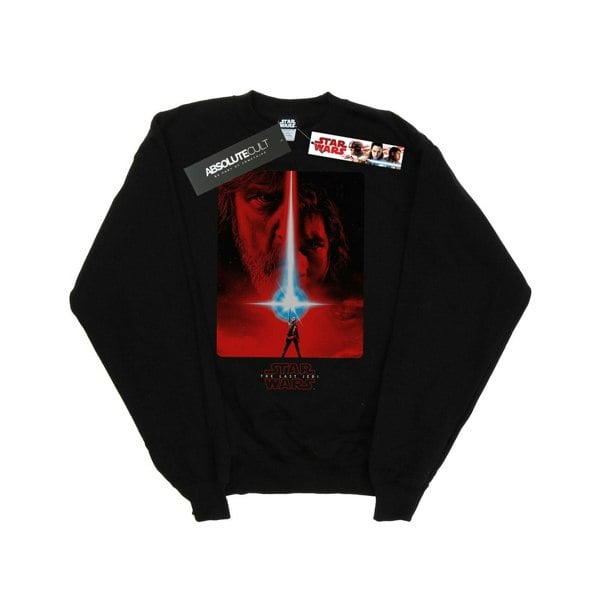 Star Wars Boys The Last Jedi Red Poster Sweatshirt - Black