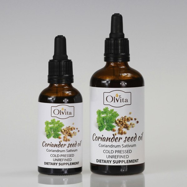 Ol'Vita Coriander Seed Oil | Dietary Supplement | Cold Pressed | Unrefined