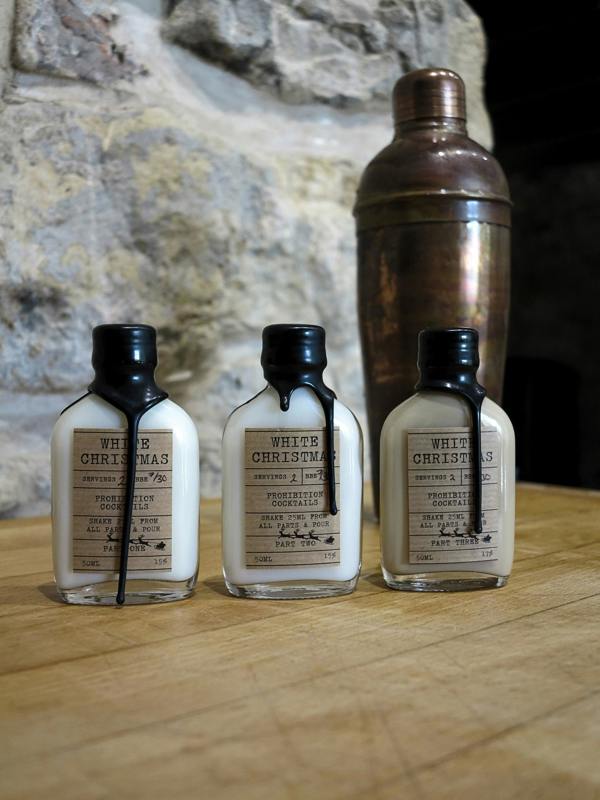 The Prohibition Cocktails White Christmas Gift Set