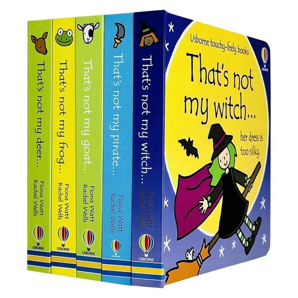 Touchy-Feely Books That's Not My Collection: 5 Books (Witch, Pirate, Goat, Frog, Deer)