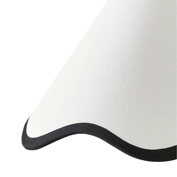 Pagazzi Lighting Ripple Shade Off White And Black 32Cm