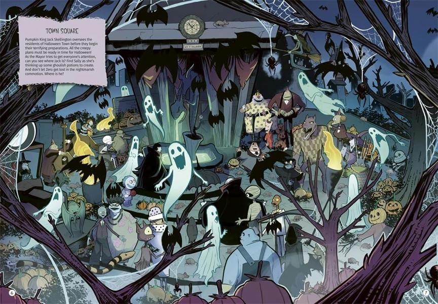 Disney Tim Burton's The Nightmare Before Christmas: Where's The Pumpkin King?: A Search and Find Adventure