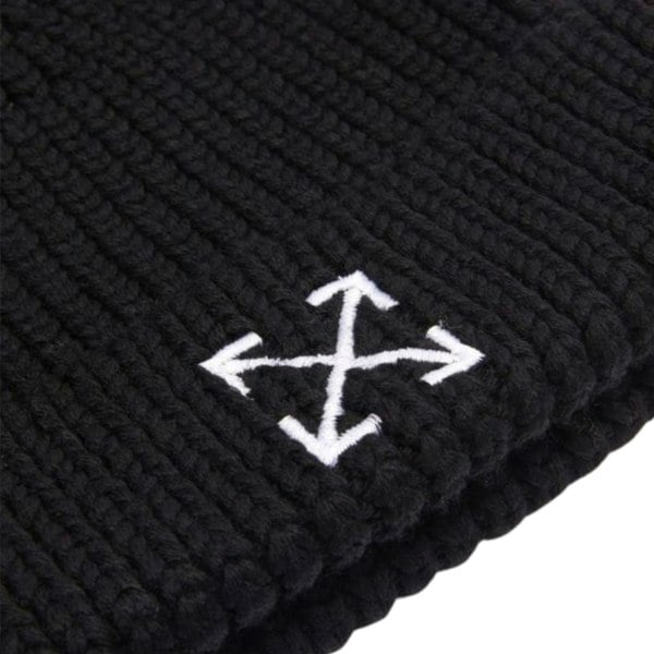 Off-White Arrow Logo Beanie - Black