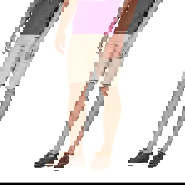 Raging Bull Mens Plain Chino Shorts - Tan - 