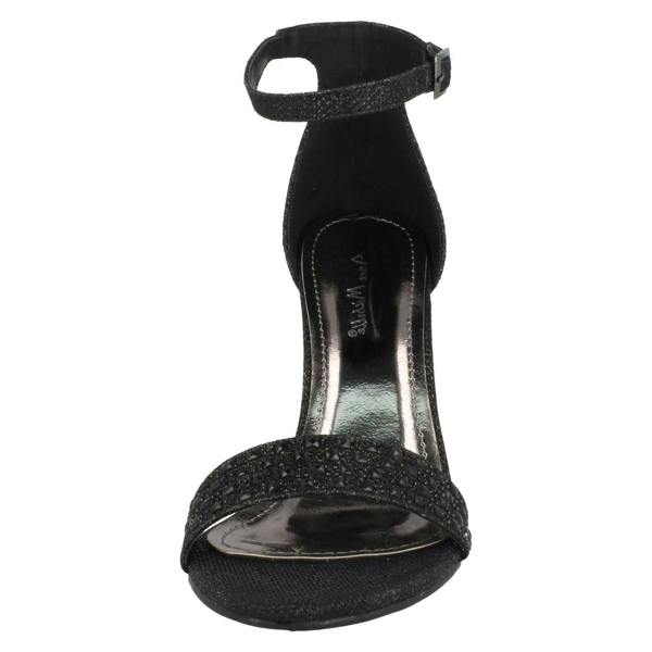 Anne Michelle Ladies Anne Michelle Diamante Sandals